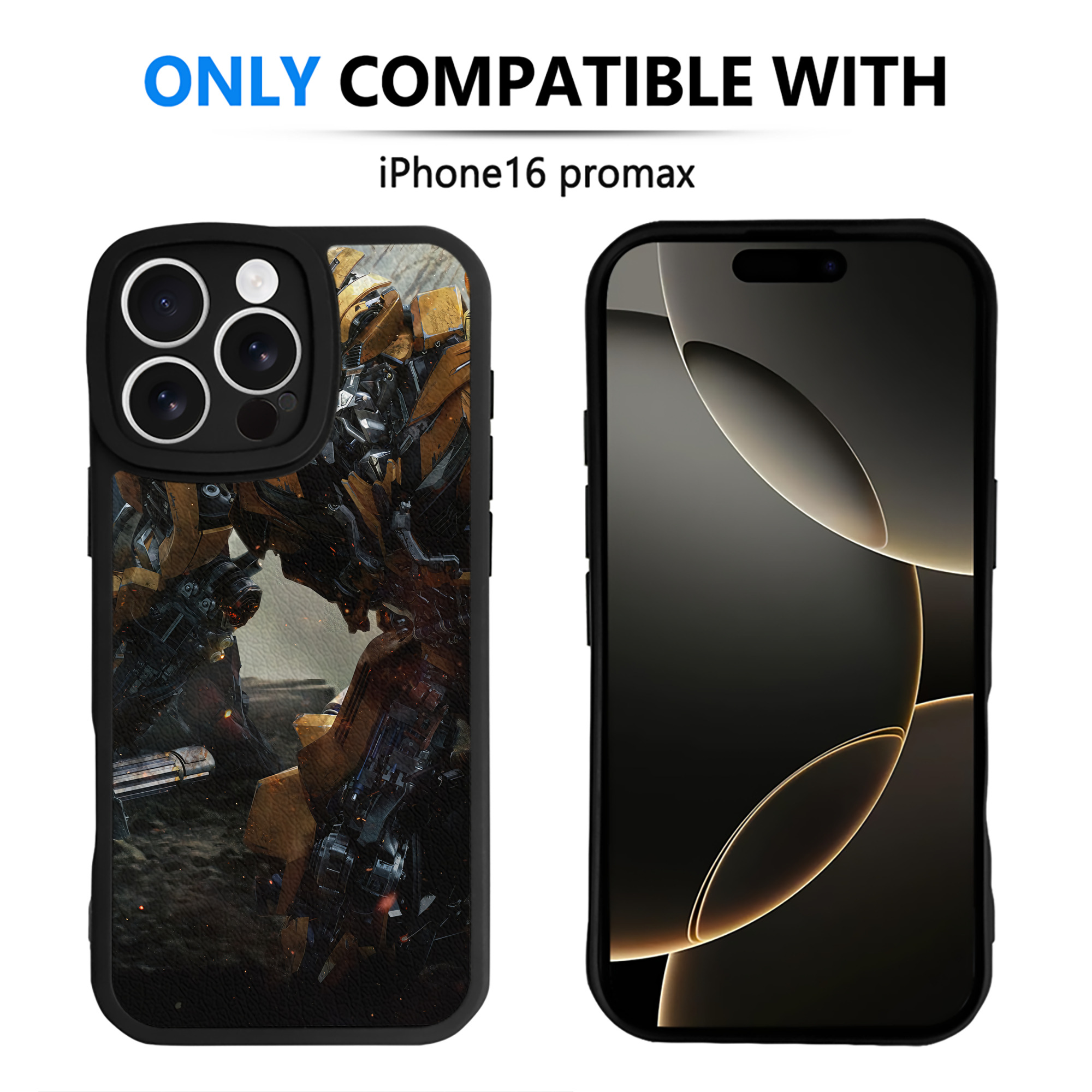 （画像用） Transformers トランスフォーマー 【iPhone 16シリーズ対応】シリコンスマホケース（レザー調） 材質：シリコン
